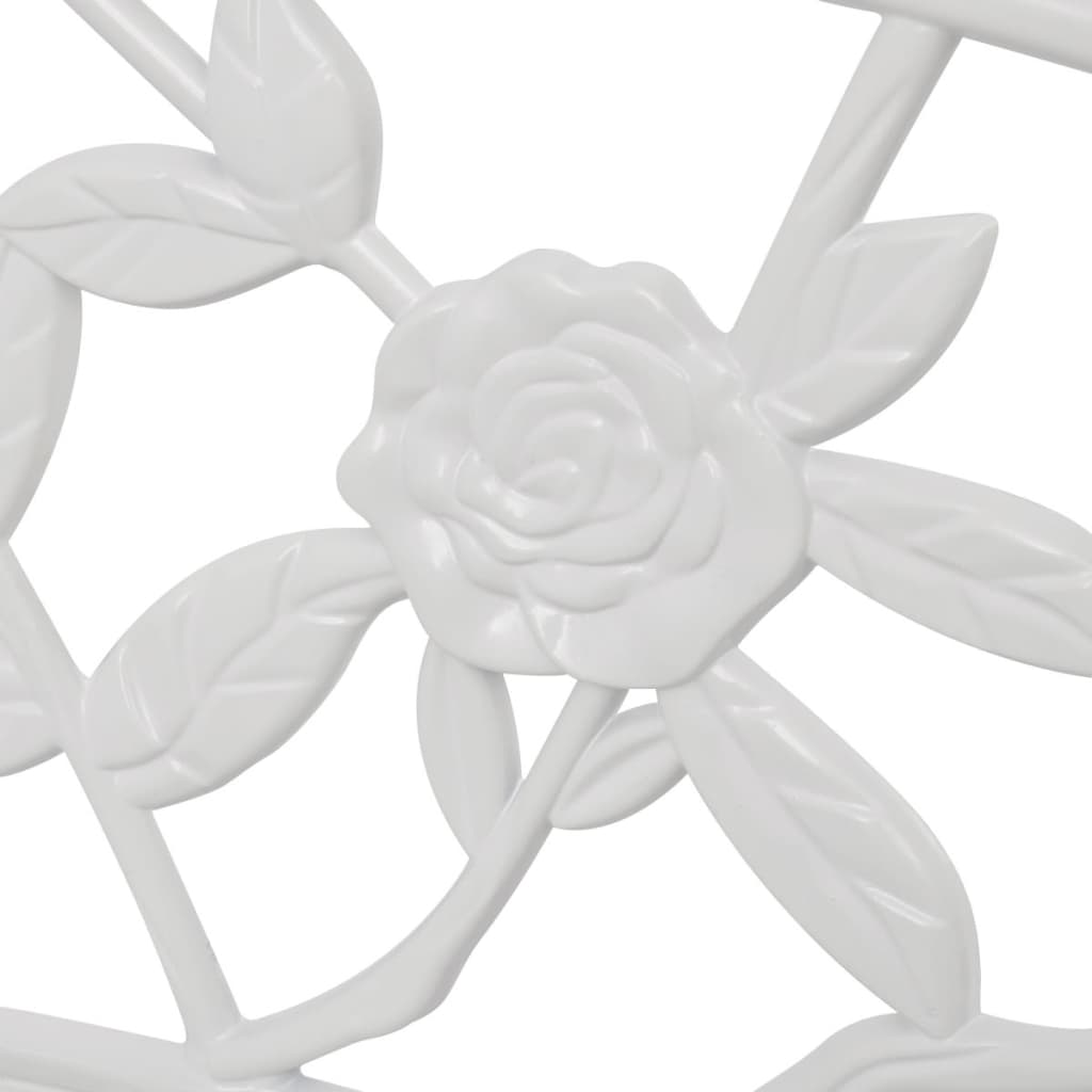 Banc De Jardin 100 Cm Aluminium Coulé