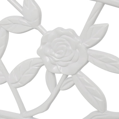 Banc De Jardin 100 Cm Aluminium Coulé