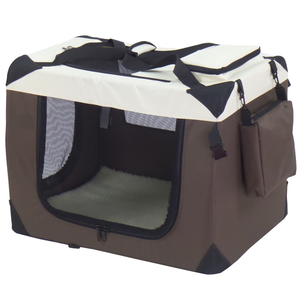 @Pet @Pet Cage Pour Chiens Marron 50X34X36 Cm Nylon
