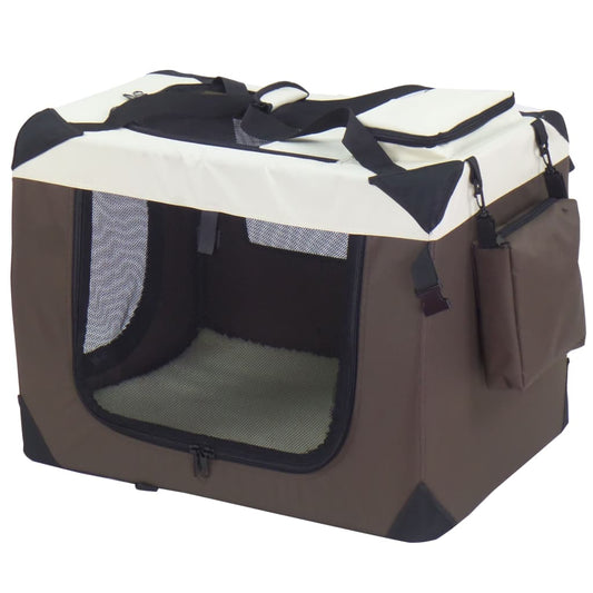 @Pet @Pet Cage Pour Chiens Marron 50X34X36 Cm Nylon