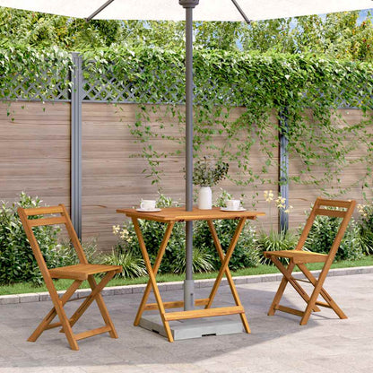 Table Pliable De Jardin Bois D'acacia Solide