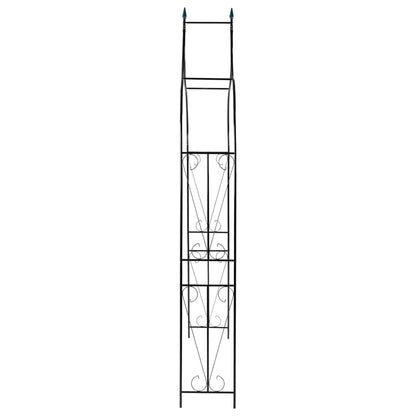 Voûte De Jardin Vert Foncé 120X38X258 Cm Fer