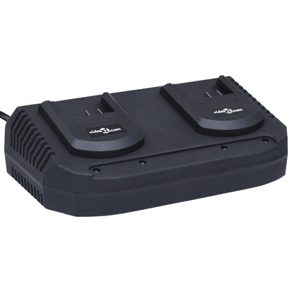 Tondeuse À Gazon Sans Fil Avec 2 Bloc-Piles 20V 2000 Mah Li-Ion