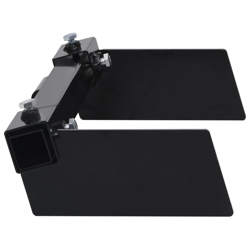 Adaptateur De Chasse-Neige Pour Tondeuse À Gazon Noir