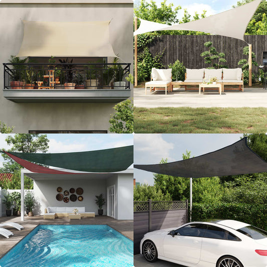 Voile D'ombrage 160 G/M² 2,5X2,5X3,5 M Pehd