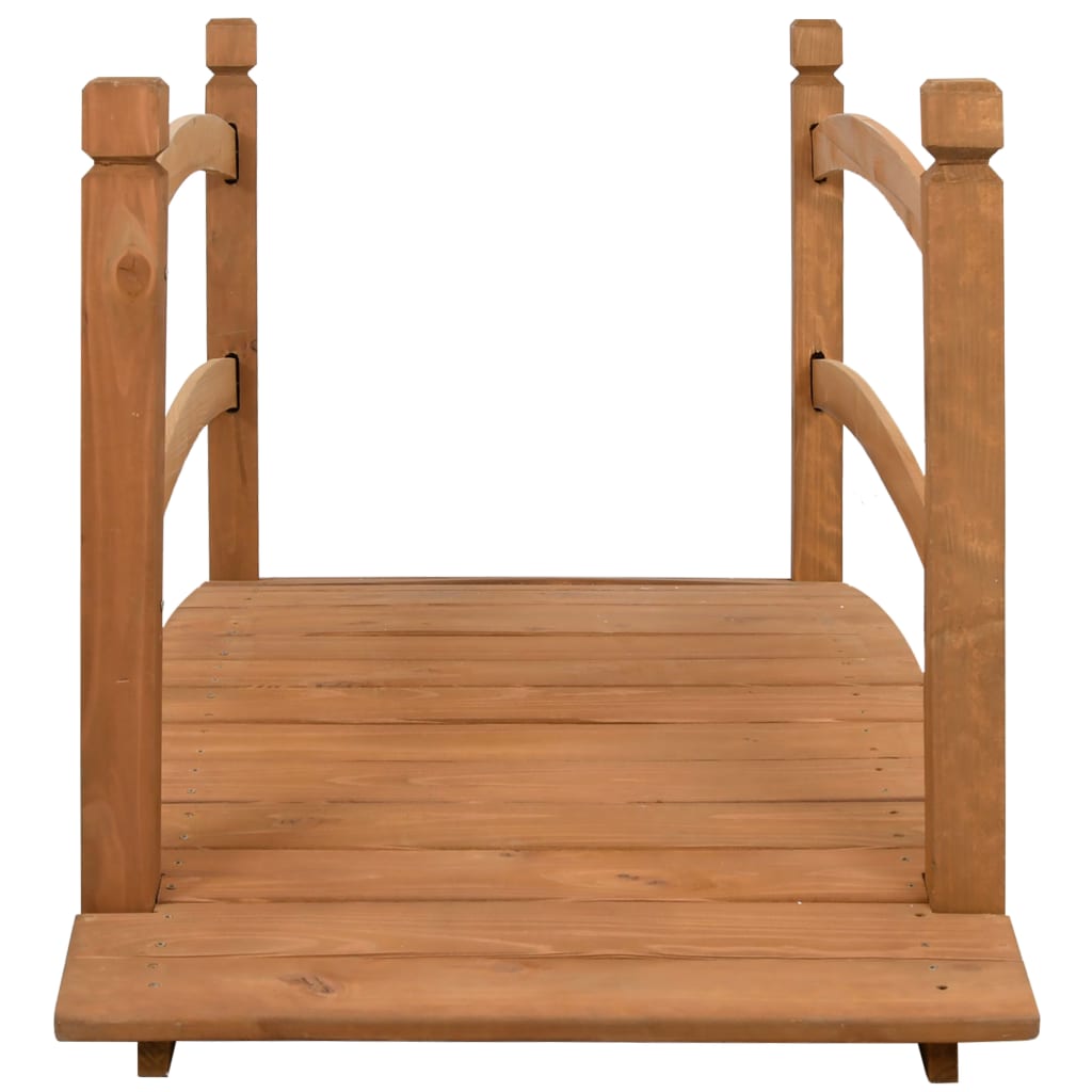 Pont De Jardin 140X60X60 Cm Bois De Sapin Massif