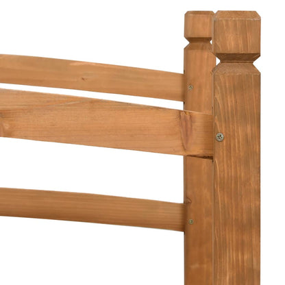 Pont De Jardin 140X60X60 Cm Bois De Sapin Massif