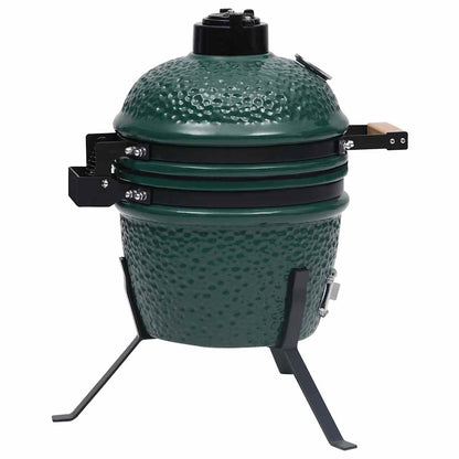 Barbecue À Fumoir Kamado 2-En-1 Céramique 56 Cm