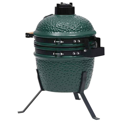 Barbecue À Fumoir Kamado 2-En-1 Céramique 56 Cm