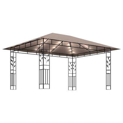 Tonnelle Avec Moustiquaire Et Lumières Led 4X3X2,73 M