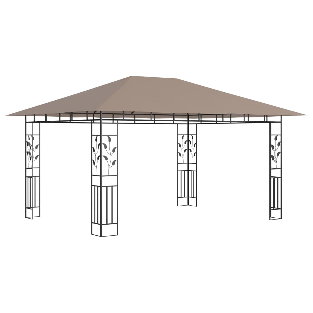 Tonnelle Avec Moustiquaire Et Lumières Led 4X3X2,73 M