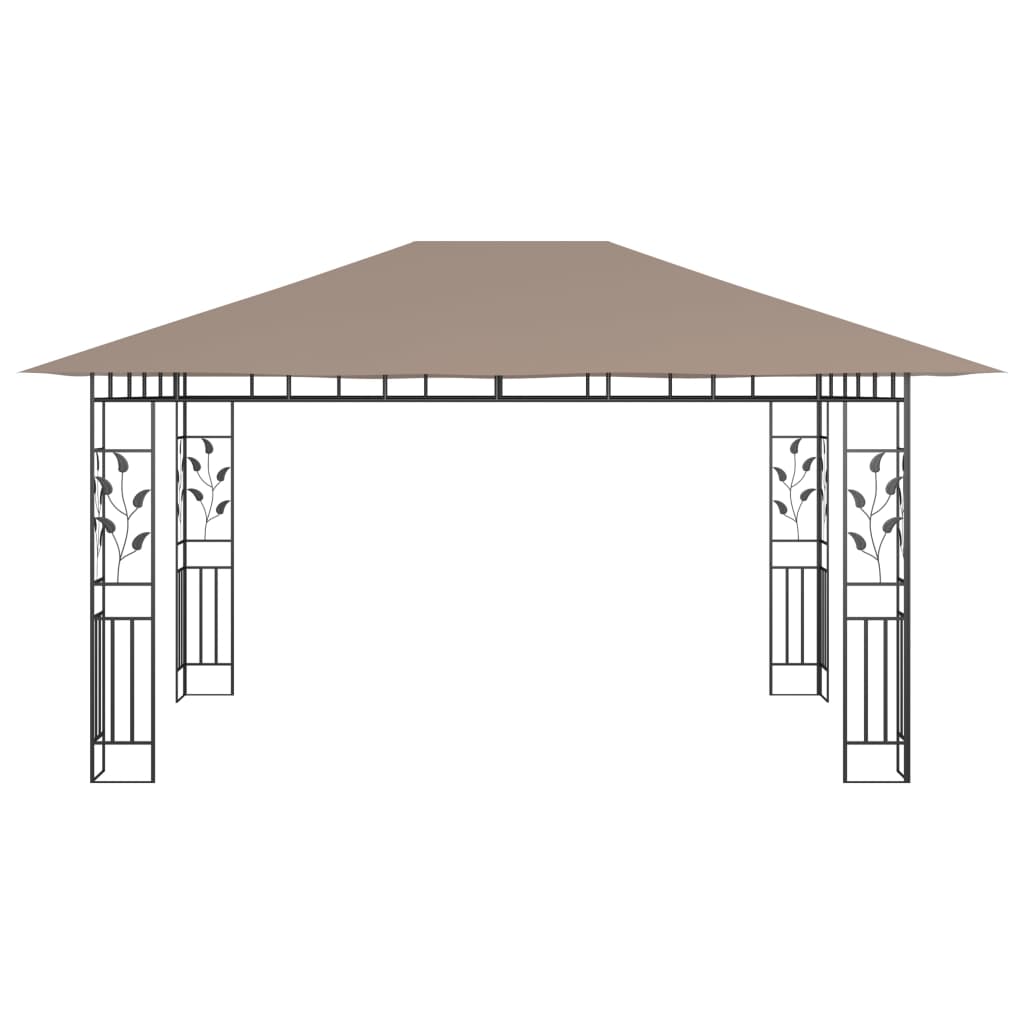 Tonnelle Avec Moustiquaire Et Lumières Led 4X3X2,73 M