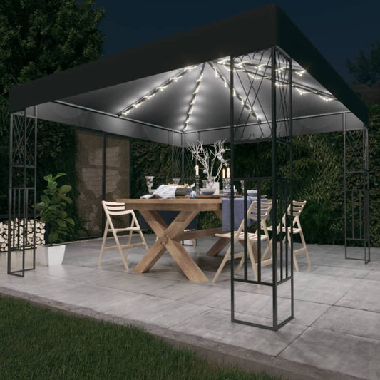 Tonnelle Avec Guirlande Lumineuse À Led Tissu