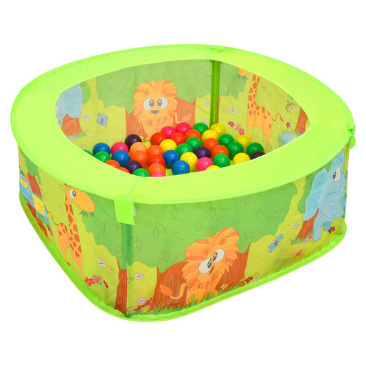 Piscine À Balles Avec 50 Balles Pour Enfants 75X75X32 Cm
