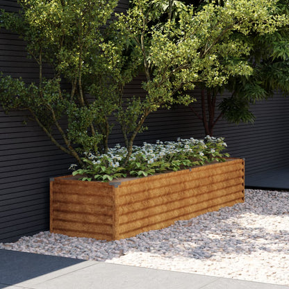 Lit Surélevé De Jardin Acier Corten