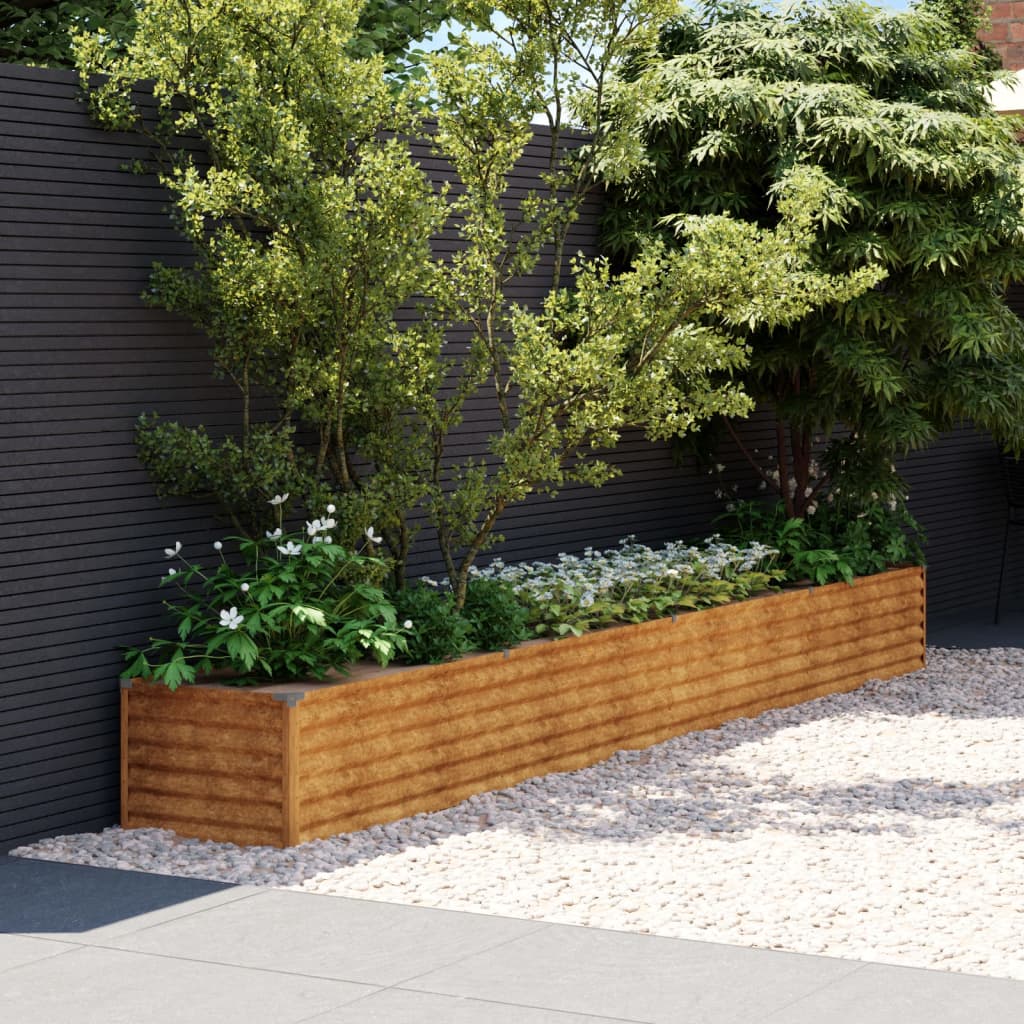 Lit Surélevé De Jardin Acier Corten