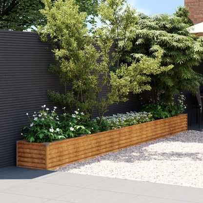 Lit Surélevé De Jardin Acier Corten