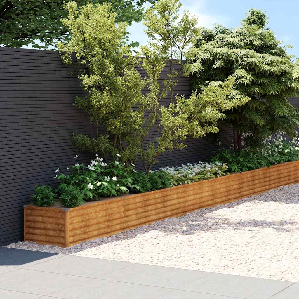 Lit Surélevé De Jardin Acier Corten
