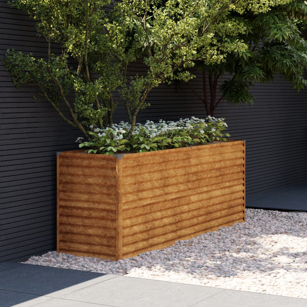 Lit Surélevé De Jardin Acier Corten