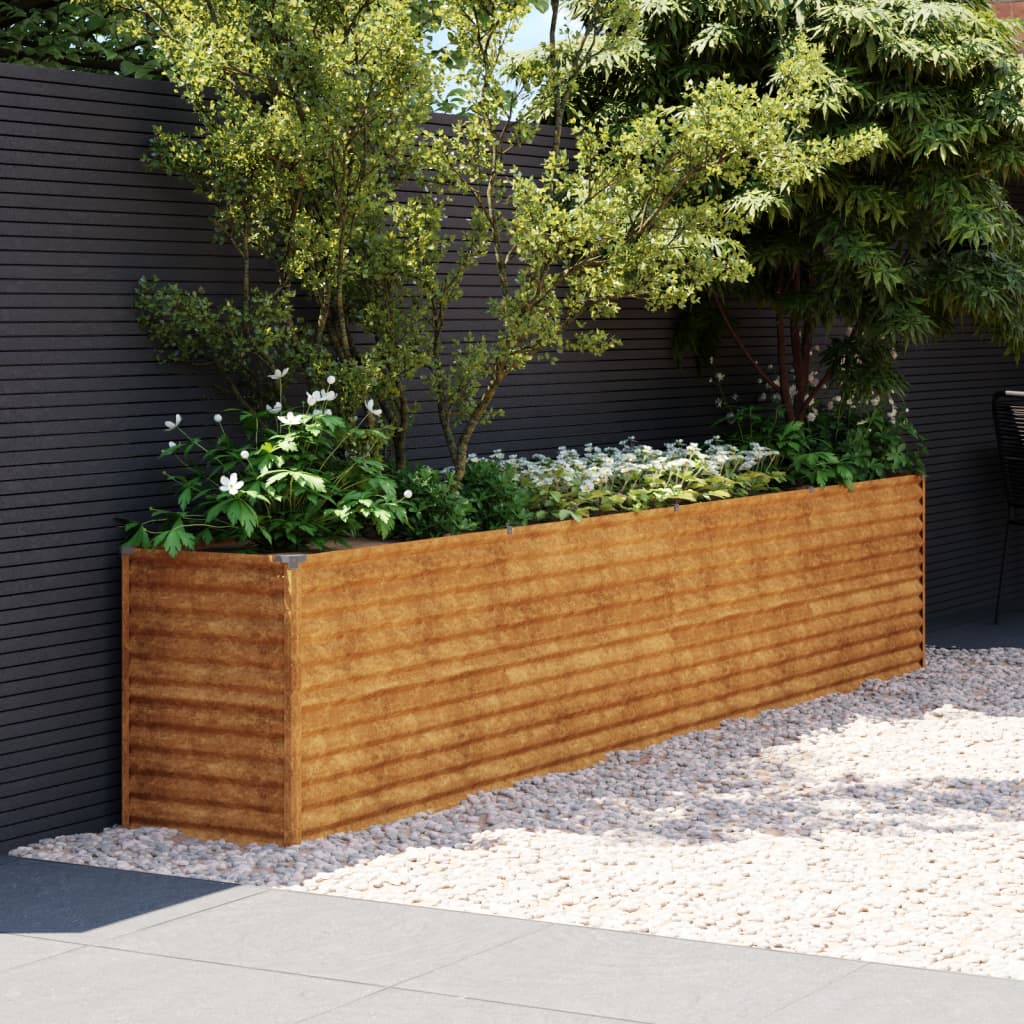 Lit Surélevé De Jardin Acier Corten