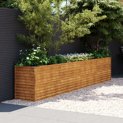 Lit Surélevé De Jardin Acier Corten