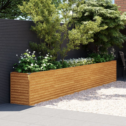 Lit Surélevé De Jardin Acier Corten