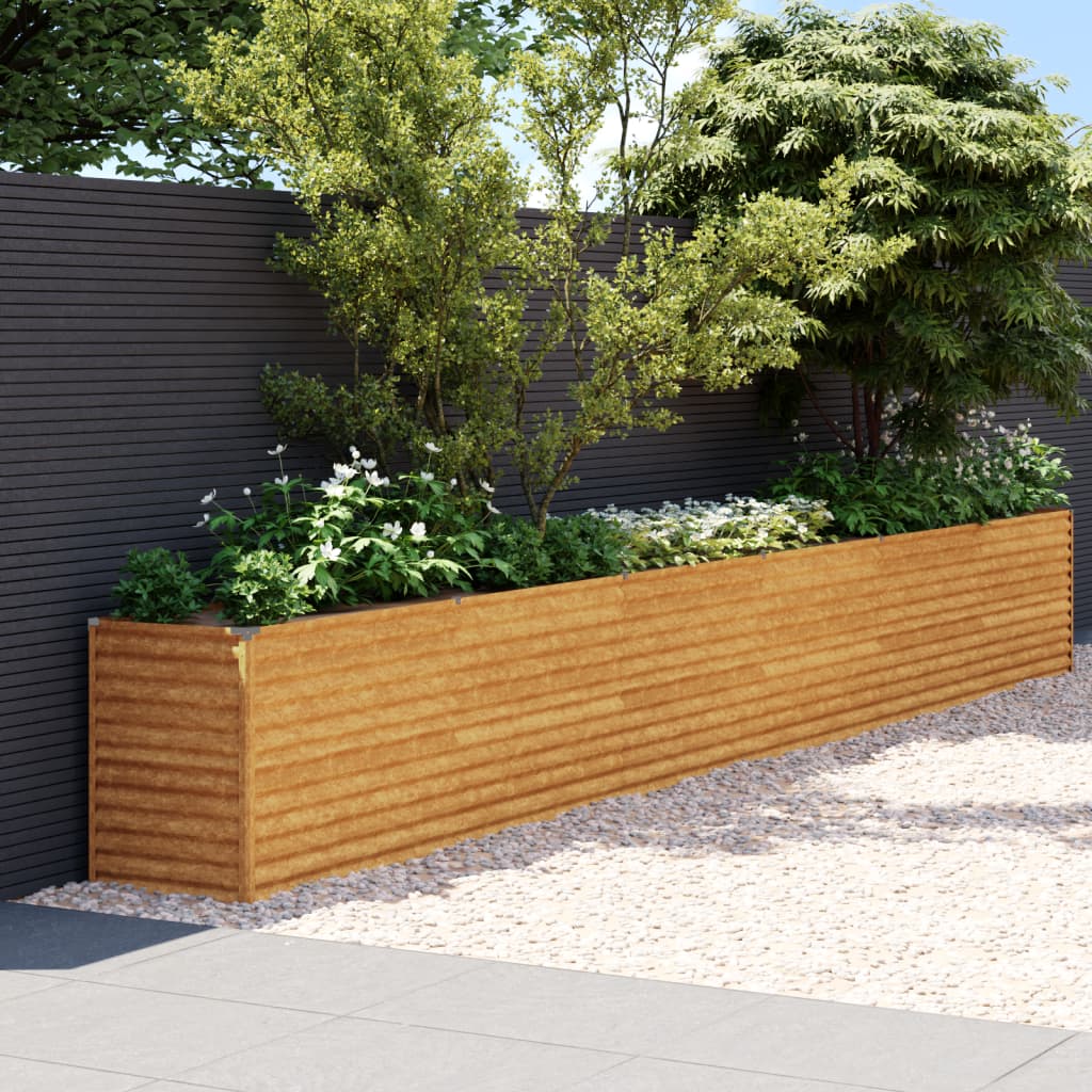 Lit Surélevé De Jardin Acier Corten