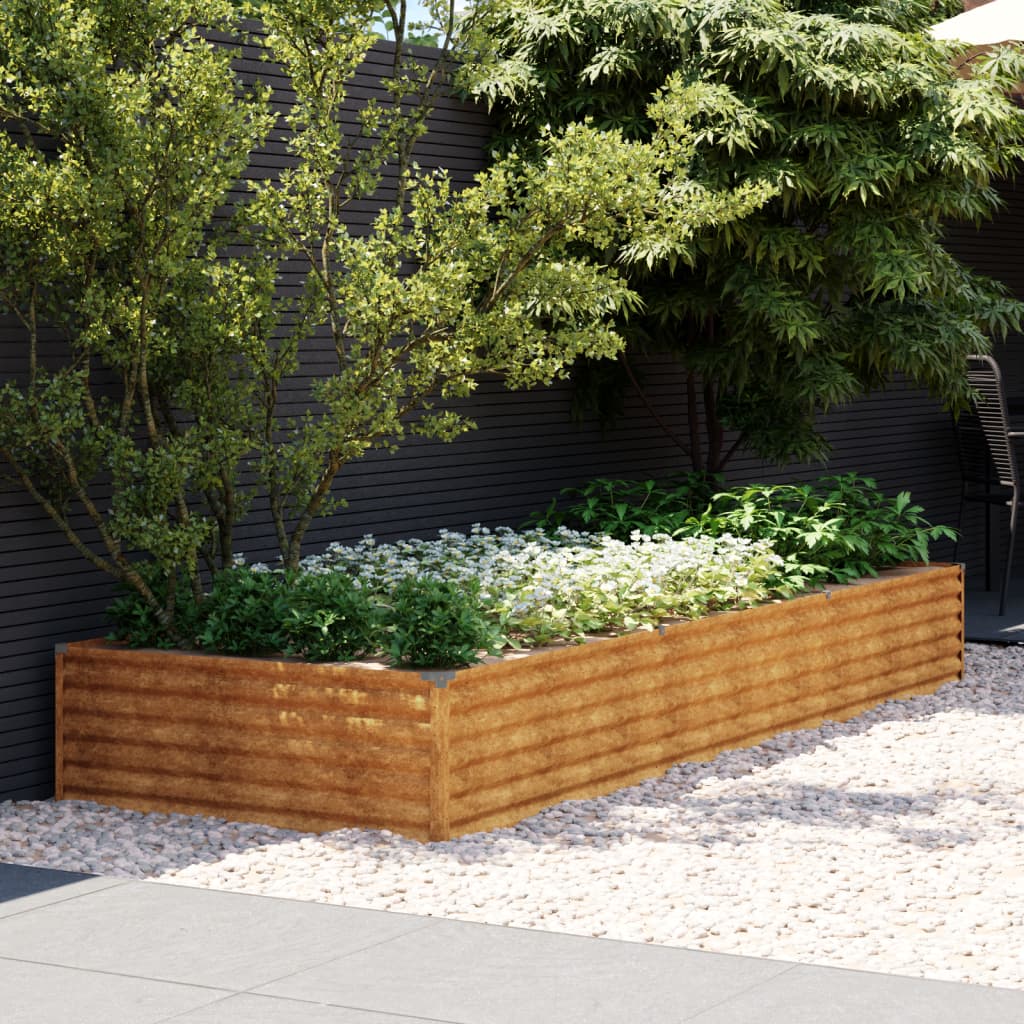 Lit Surélevé De Jardin Acier Corten