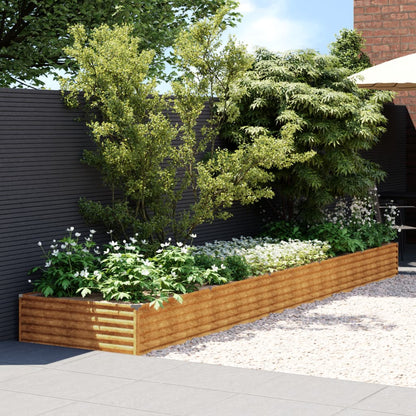 Lit Surélevé De Jardin Acier Corten