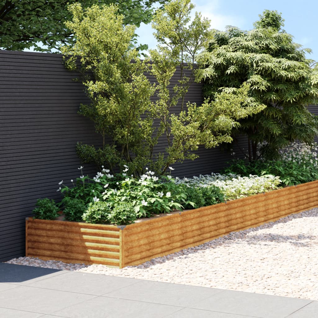 Lit Surélevé De Jardin Acier Corten