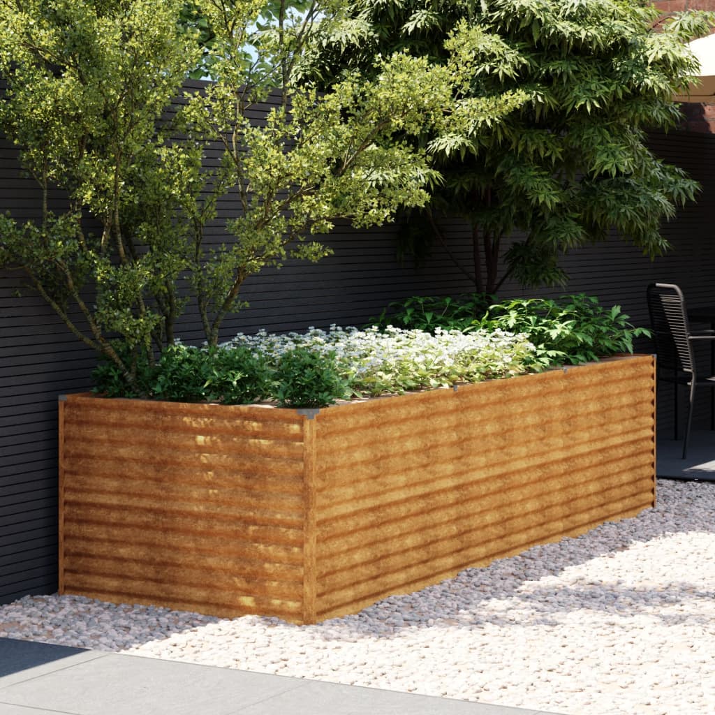 Lit Surélevé De Jardin Acier Corten