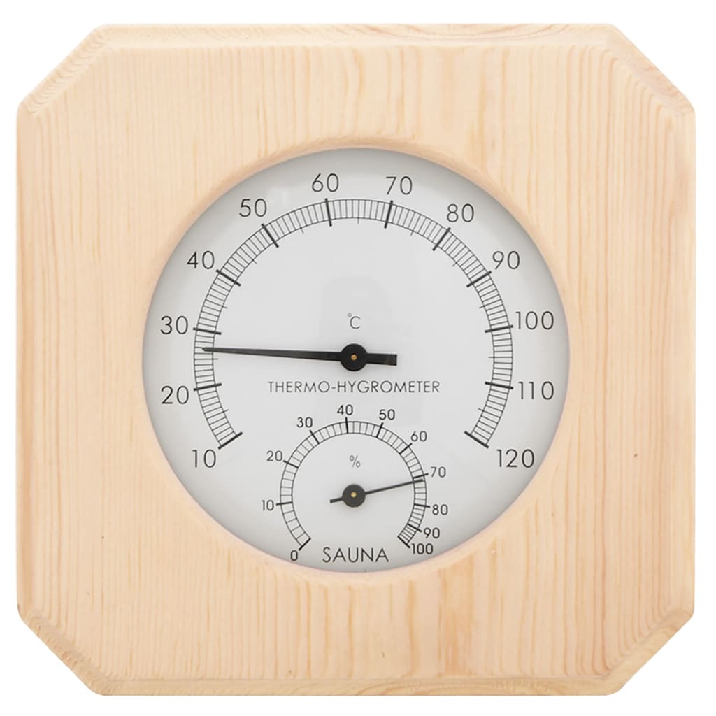 Ensemble 2 En 1 Hydrothermographe Et Minuterie À Sable De Sauna