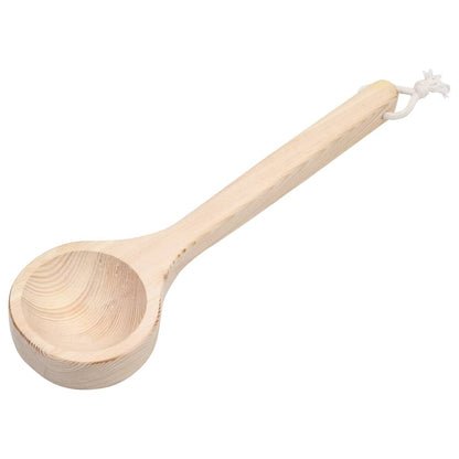 Ensemble De Seau Et Louche Pour Sauna Bois Massif De Pin