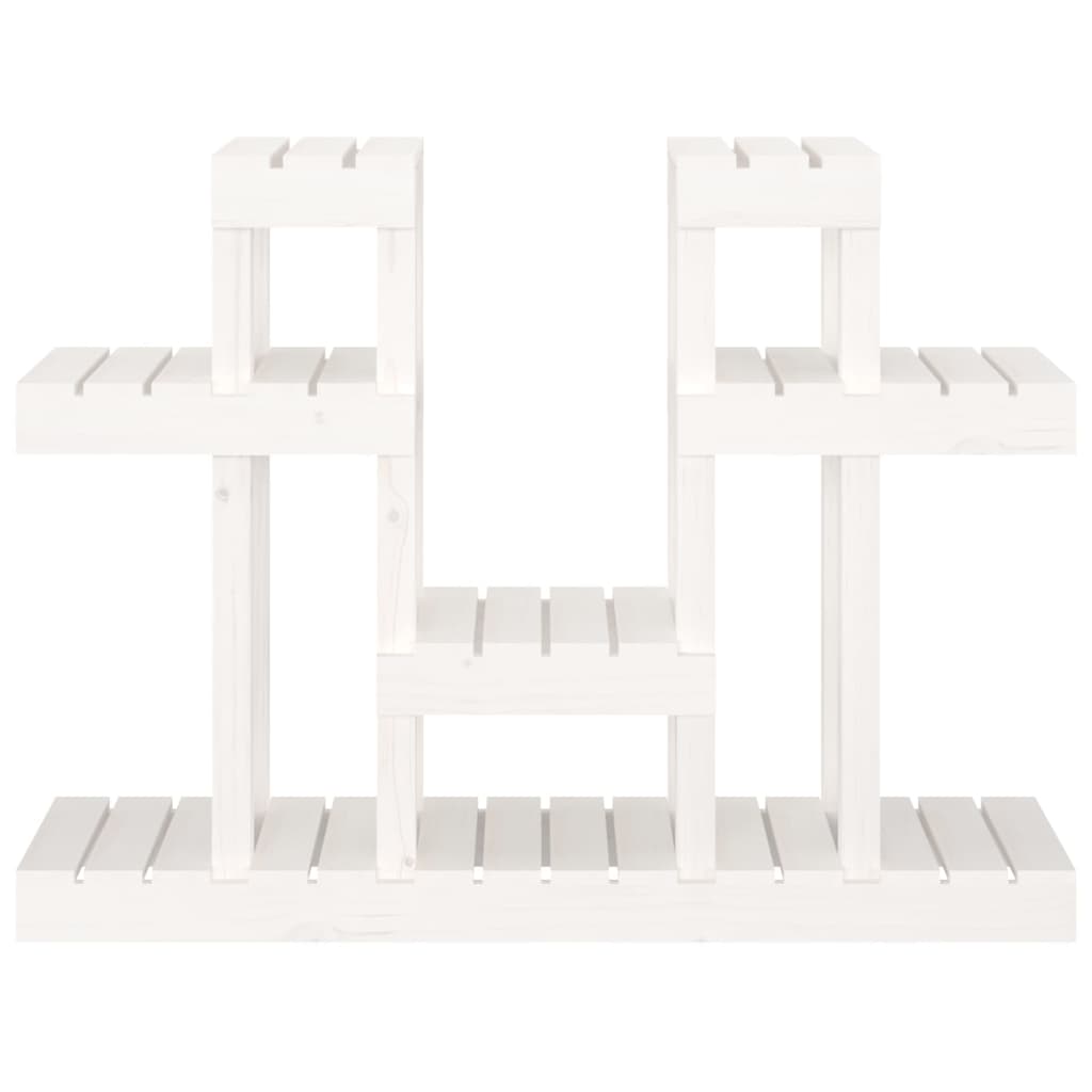 Support À Plantes 104,5X25X77,5 Cm Bois Massif De Pin