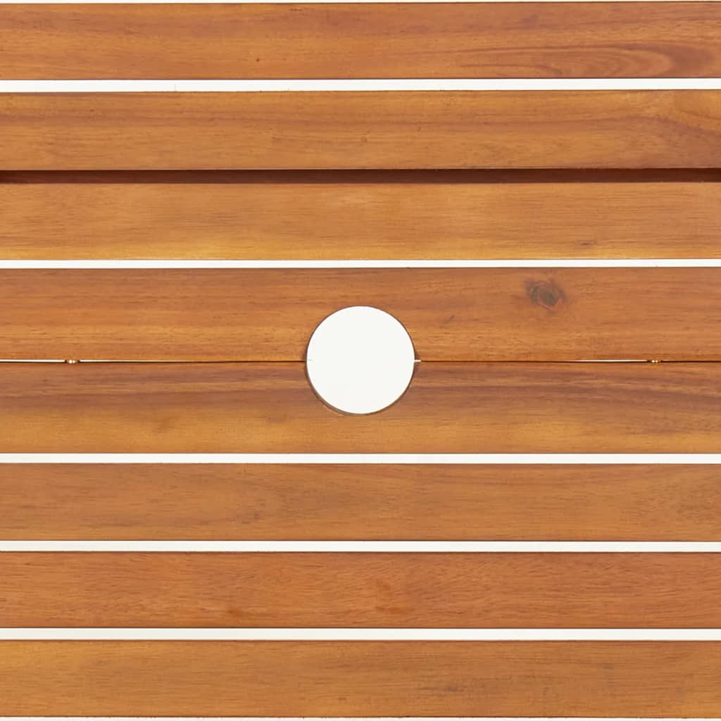 Table Pliable De Jardin Bois D'acacia Solide