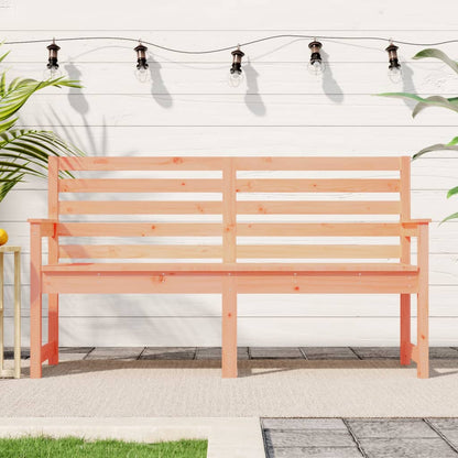 Banc De Jardin Blanc 203,5X48X91,5 Cm Bois Massif De Pin