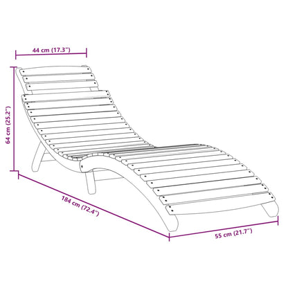 Chaises Longues Lot De 2 Avec Table Bois Massif D'acacia