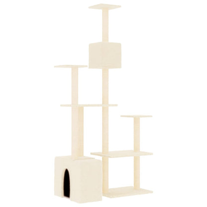 Arbre À Chat Avec Griffoirs En Sisal 180 Cm