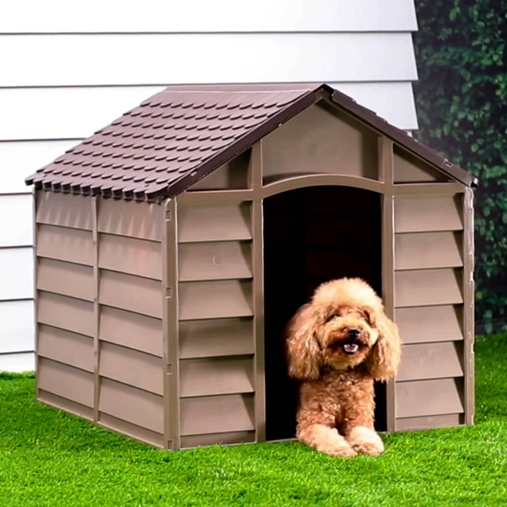 Niche Pour Chien Marron Polypropylène