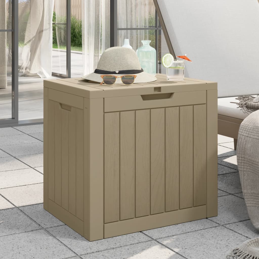 Boîte De Stockage De Jardin 55,5X43X53 Cm Polypropylène