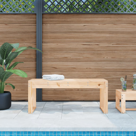 Banc De Jardin Bois Massif De Pin