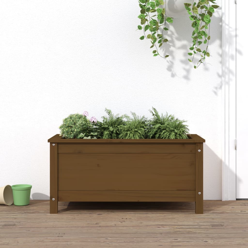 Lit Surélevé De Jardin 119,5X40X39 Cm Bois Douglas Massif