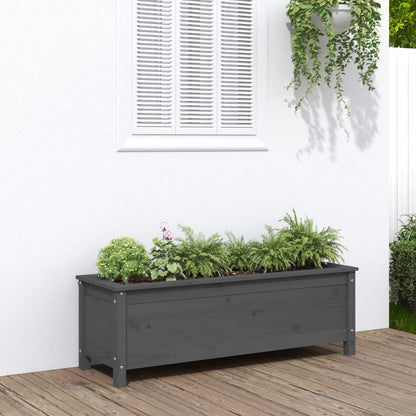 Lit Surélevé De Jardin 119,5X40X39 Cm Bois Douglas Massif
