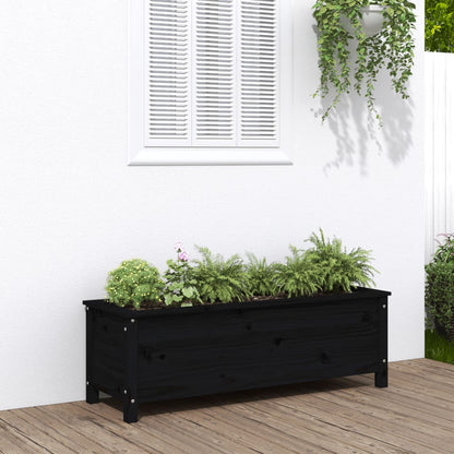 Lit Surélevé De Jardin 119,5X40X39 Cm Bois Douglas Massif