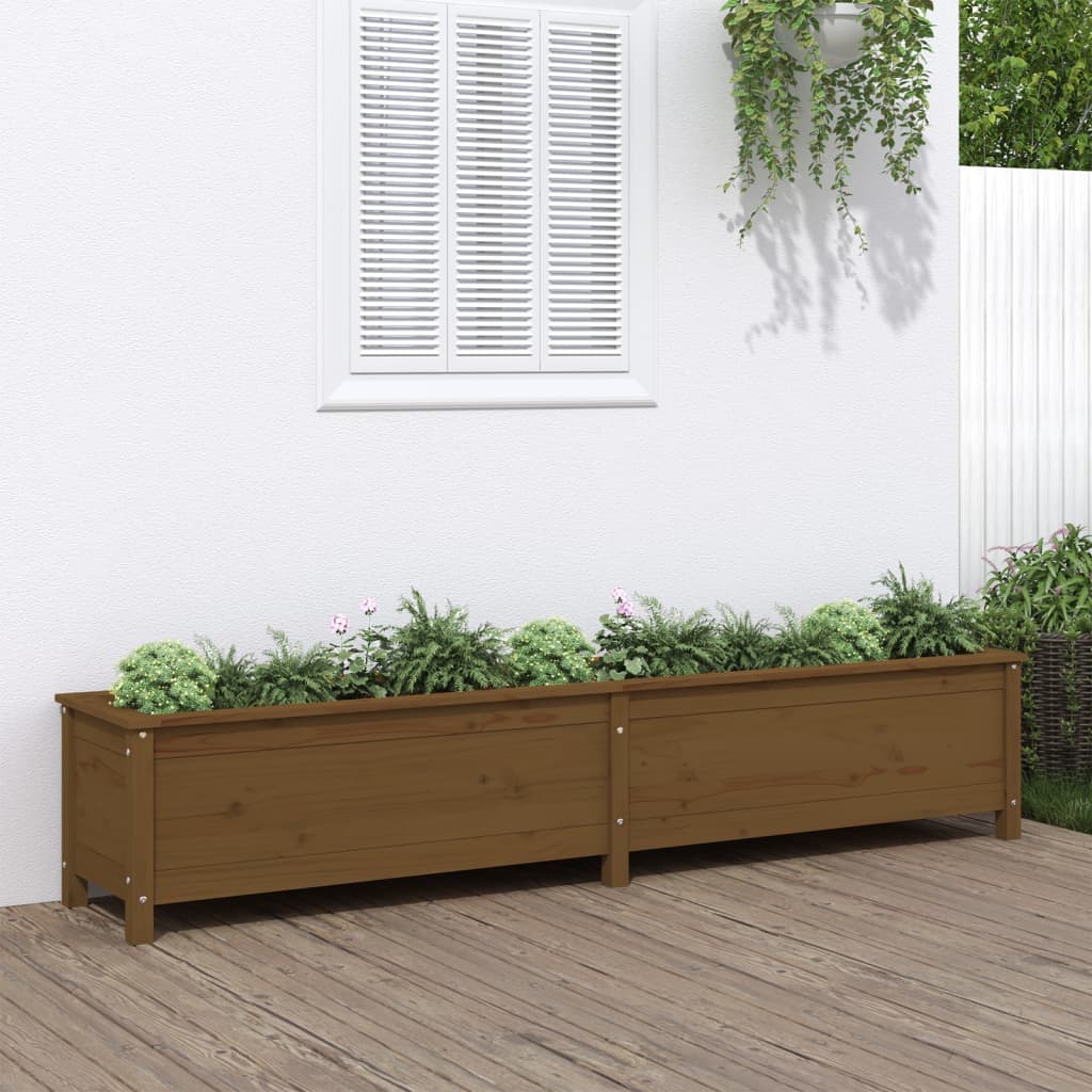 Lit Surélevé De Jardin 119,5X40X39 Cm Bois Douglas Massif
