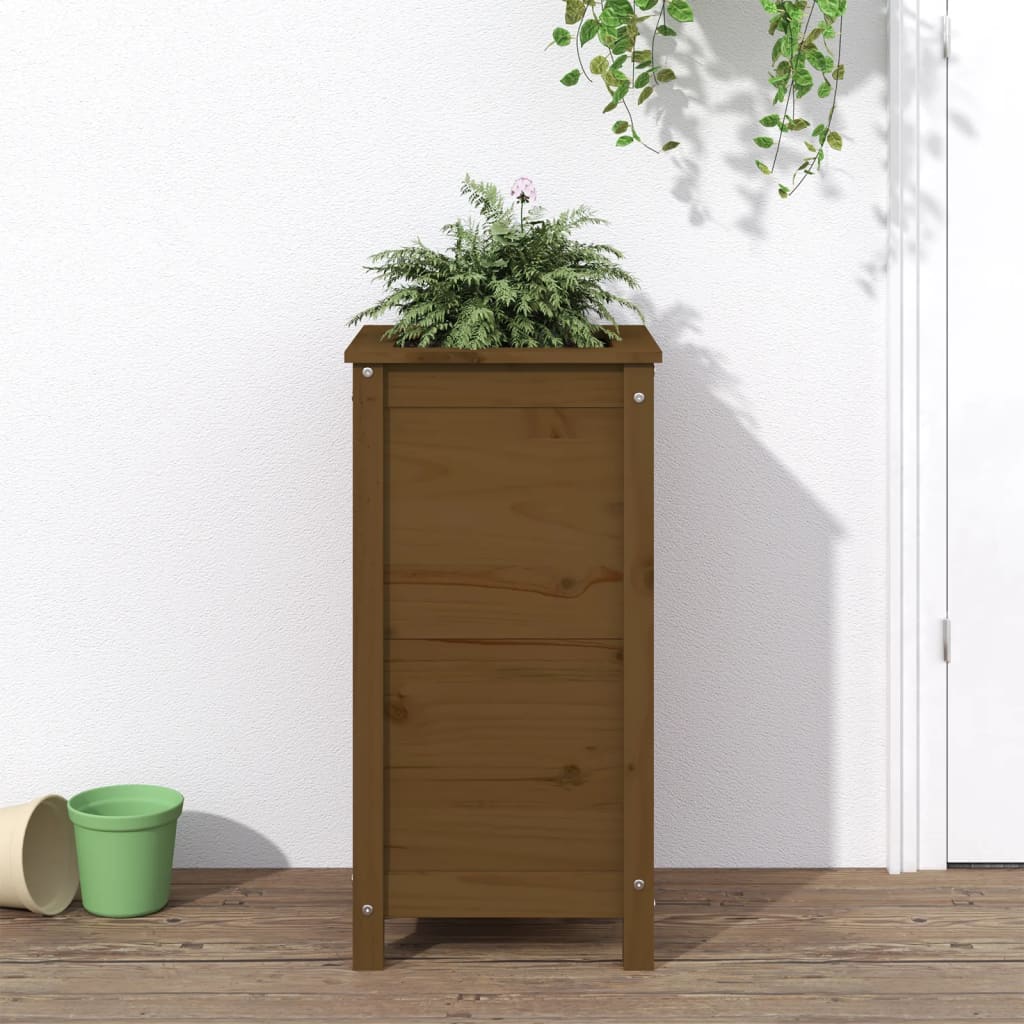 Lit Surélevé De Jardin 119,5X40X39 Cm Bois Douglas Massif