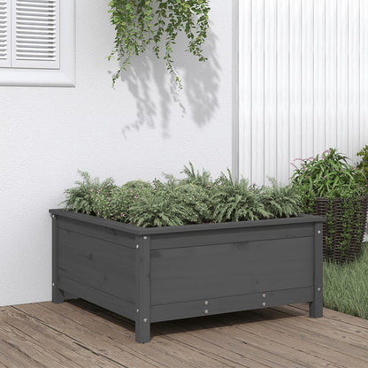 Lit Surélevé De Jardin 119,5X40X39 Cm Bois Douglas Massif
