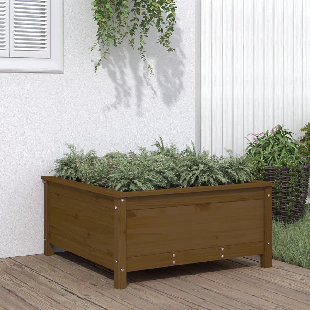 Lit Surélevé De Jardin 119,5X40X39 Cm Bois Douglas Massif