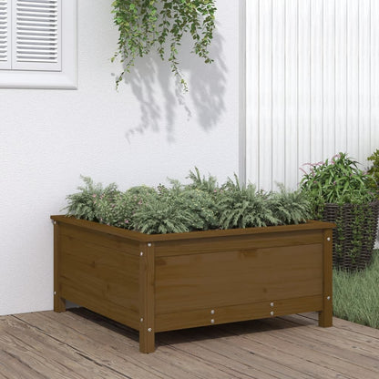 Lit Surélevé De Jardin 119,5X40X39 Cm Bois Douglas Massif