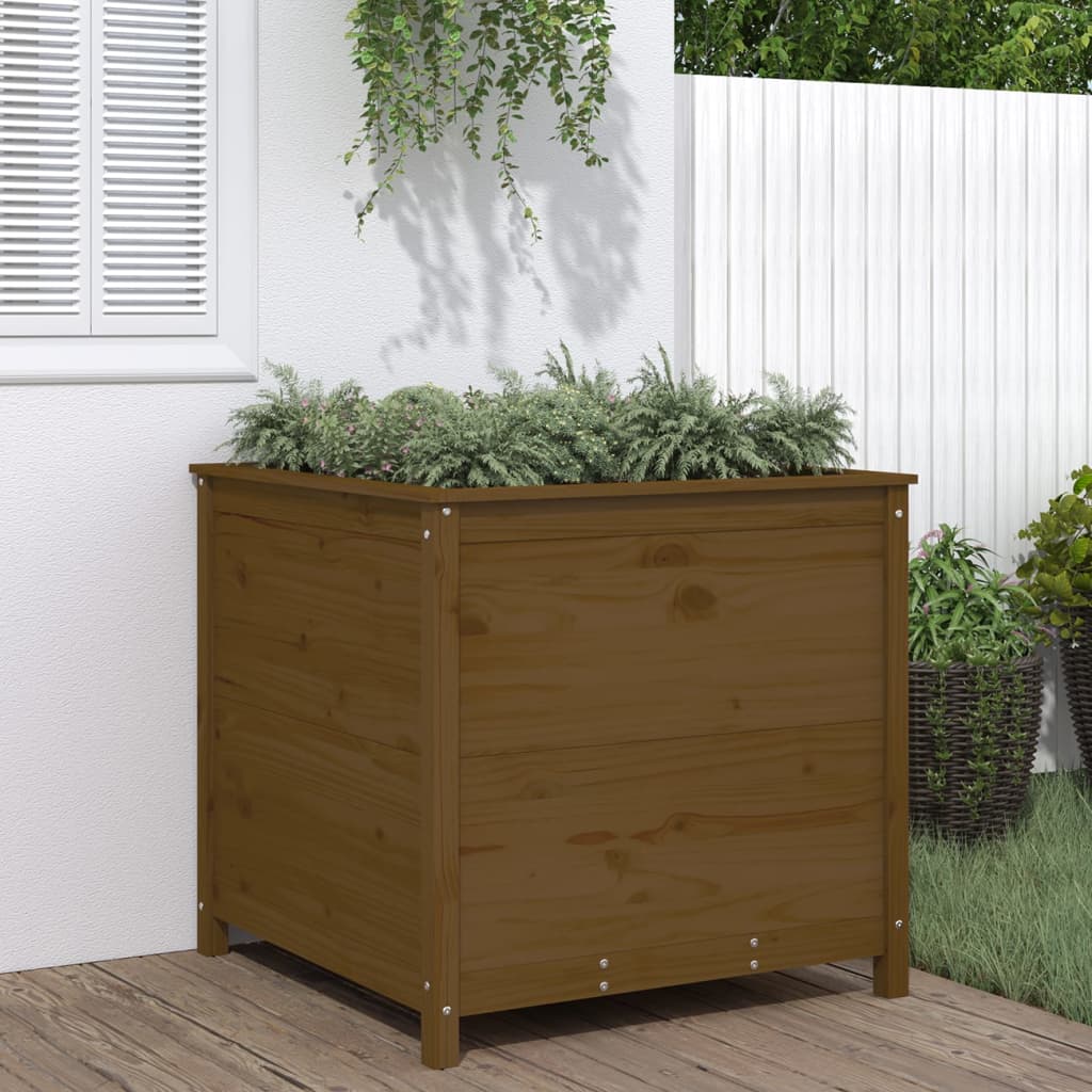 Lit Surélevé De Jardin 119,5X40X39 Cm Bois Douglas Massif